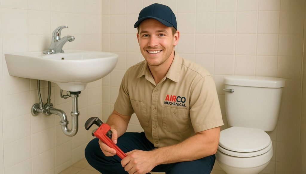 Bathroom plumbing