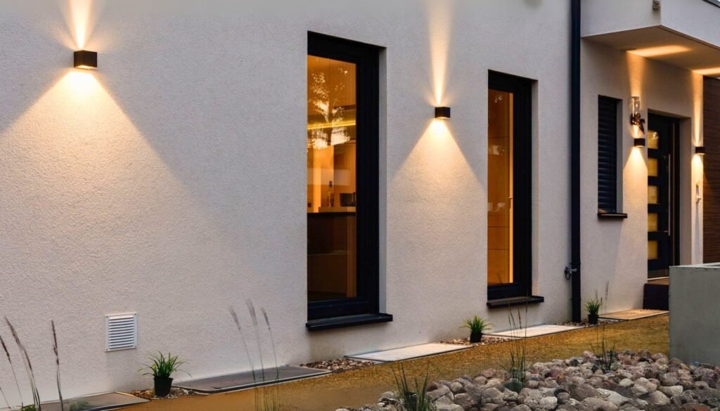 Outdoor wall lights