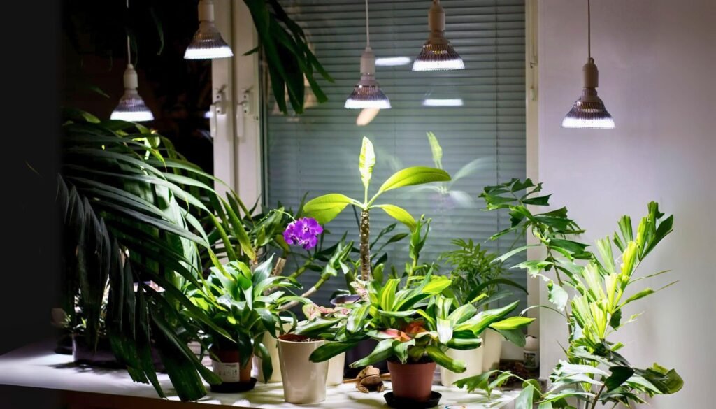 Indoor LED plant grow light