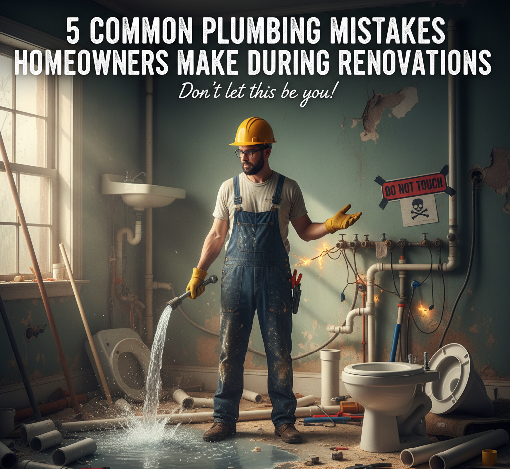 man standing in a home and sad about his plumbing mistakes