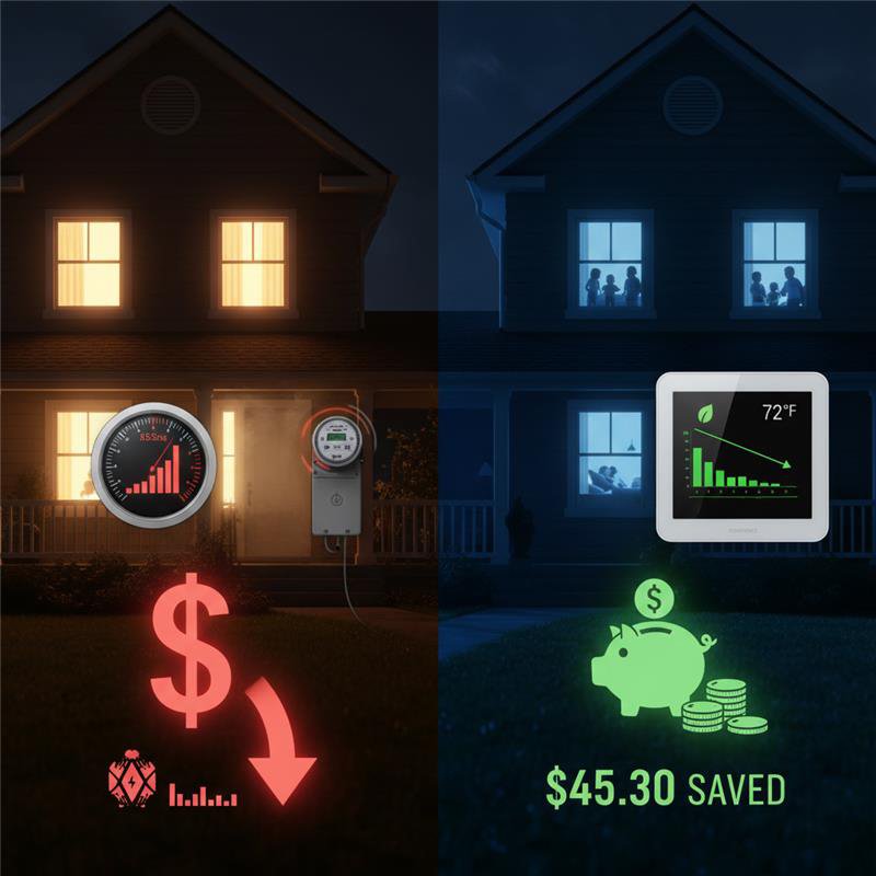 smart thermostat save money